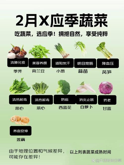 二月应季蔬菜：开启健康饮食新篇